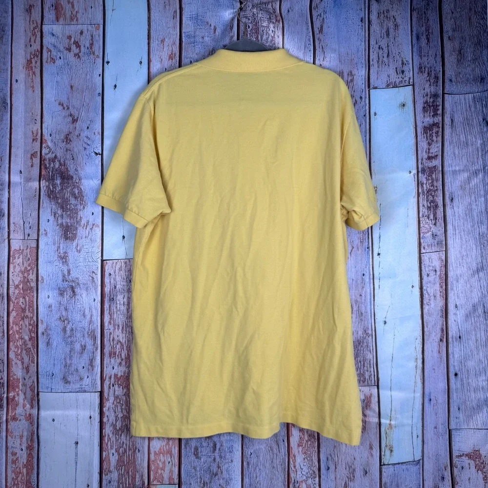 Polo Ralph Lauren Mens Yellow Teddy Bear‎ Flag Short Sleeve XL Polo Shirt RL 14